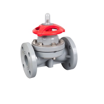 DIAPHRAGM VALVE(FLANGED) CPVC